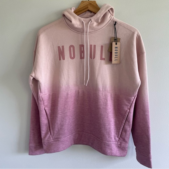 NWT NOBULL Pink Ombre Women's Hoodie Size XS - Picture 1 of 8